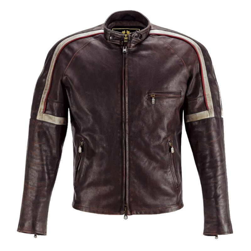 Moto Belstaff Blouson Marron Pas Cher